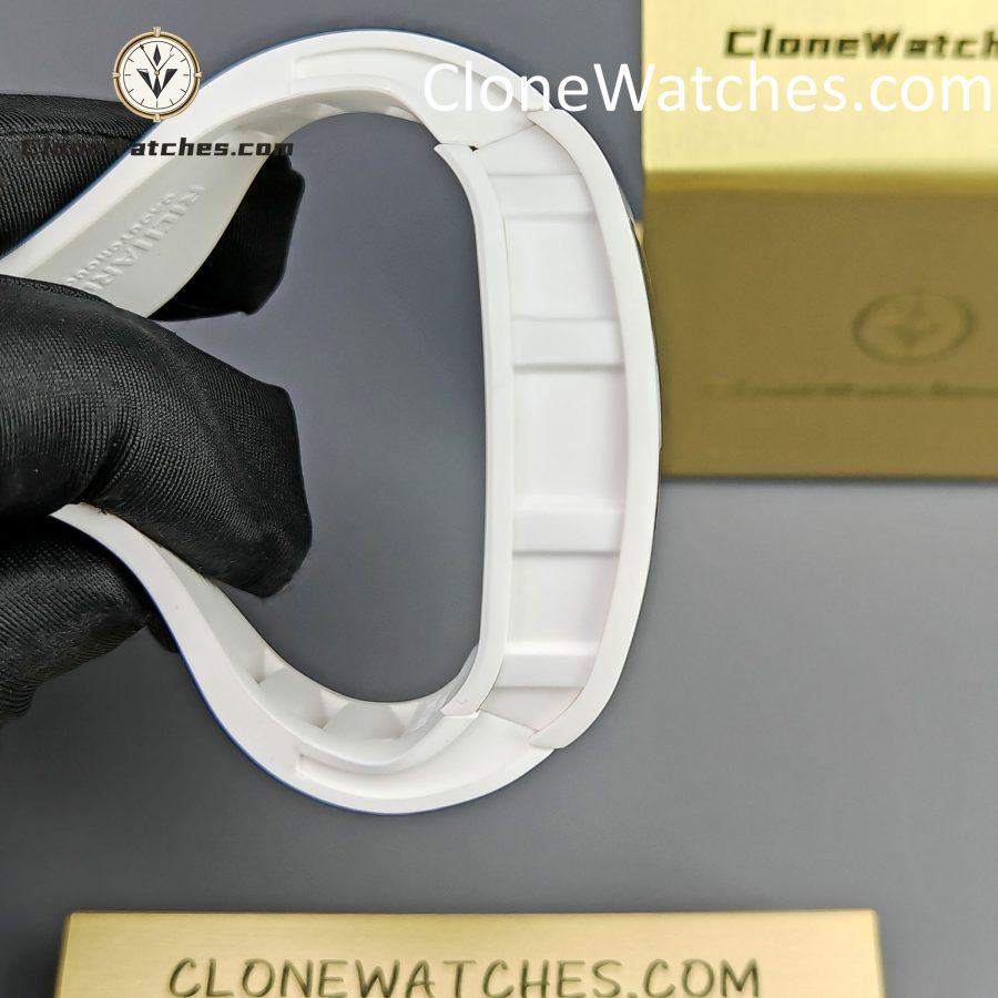 Richard Mille Super Clone Watches 1:1 RM 055 Ceramics Tourbillon White Strap - Image 8