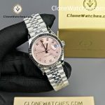 Rolex Super Clone Watches 1:1 DateJust Pink Dial M278274 - 0032 Jubilee 31MM 2236 Movement - Image 5