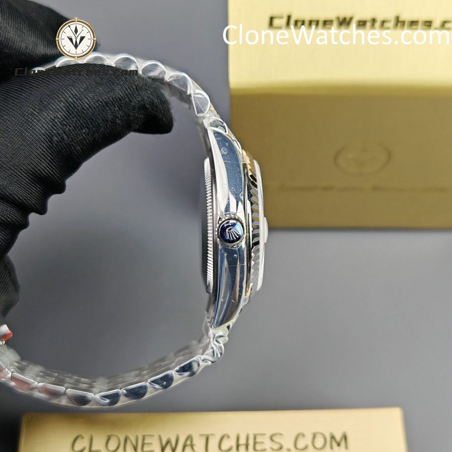 Rolex Super Clone Watches 1:1 DateJust Pink Dial M278274 - 0032 Jubilee 31MM 2236 Movement - Image 8