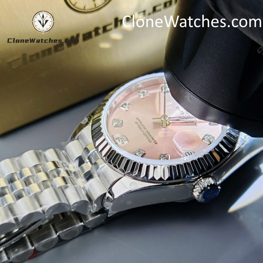 Rolex Super Clone Watches 1:1 DateJust Pink Dial M278274 - 0032 Jubilee 31MM 2236 Movement - Image 14