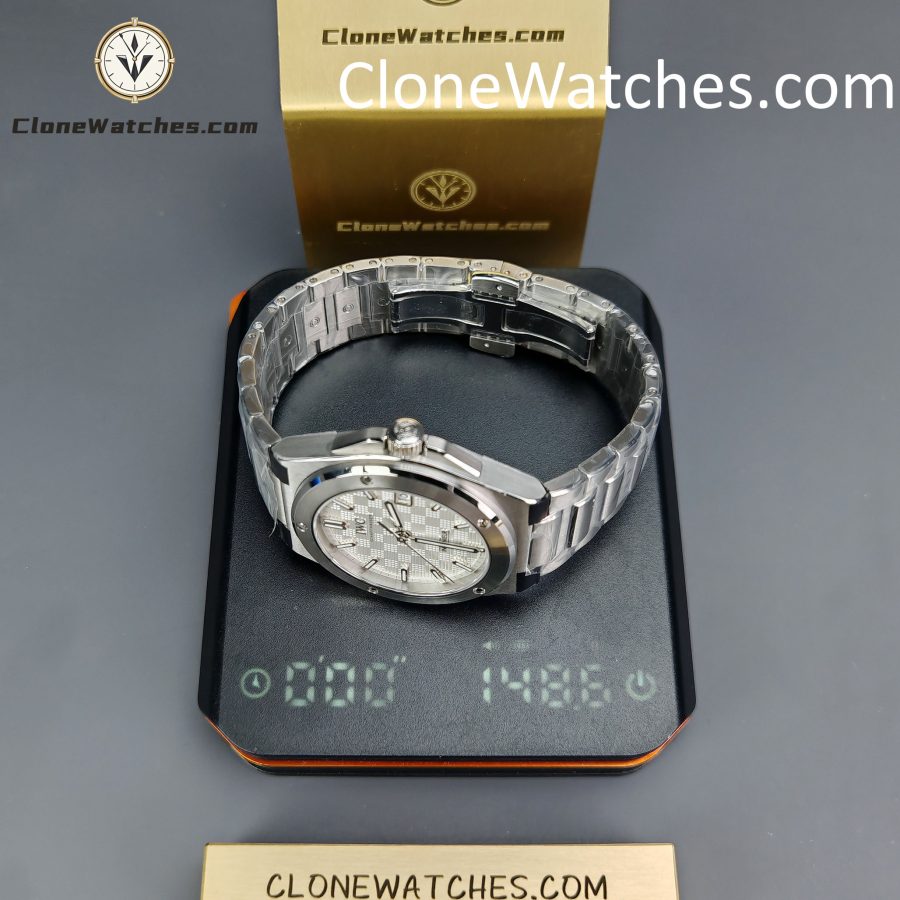 IWC Super Clone Watches 1:1 IW328902 Ingenieur Automatic 40 Silver plated Dial - Image 14