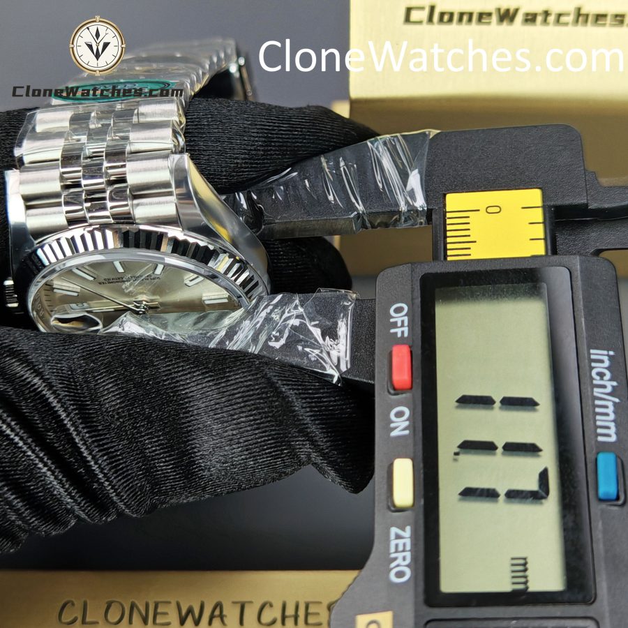 Rolex Super Clone Watches 1:1 DateJust m126234-0013 Silver Dial Jubilee 36MM 3235 Movement - Image 16