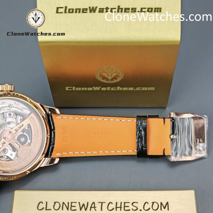 IWC Super Clone Watches 1:1 Portugieser Rose Gold Blue Dial Perpetual Calendar 42MM IW344205 - Image 10