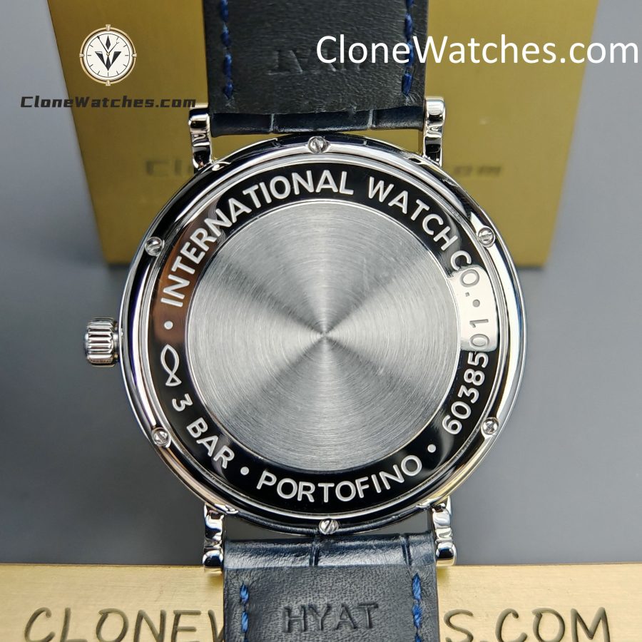 IWC Super Clone Watches 1:1 IW459402 Portofino Automatic Moon Phase 40mm Blue Dial - Image 12