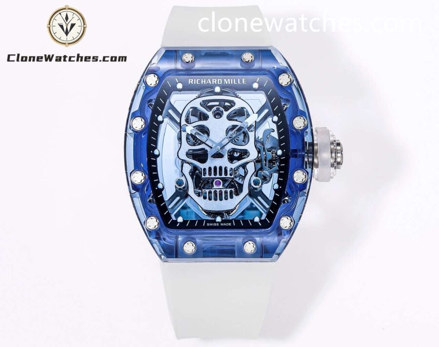 Super Clone Watches – Richard Mille 052 Blue Crystal Tourbillon