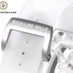 Richard Mille Super Clone Watches 1:1 RM 052 Full Transparent Tourbillon Skull White Strap - Image 9
