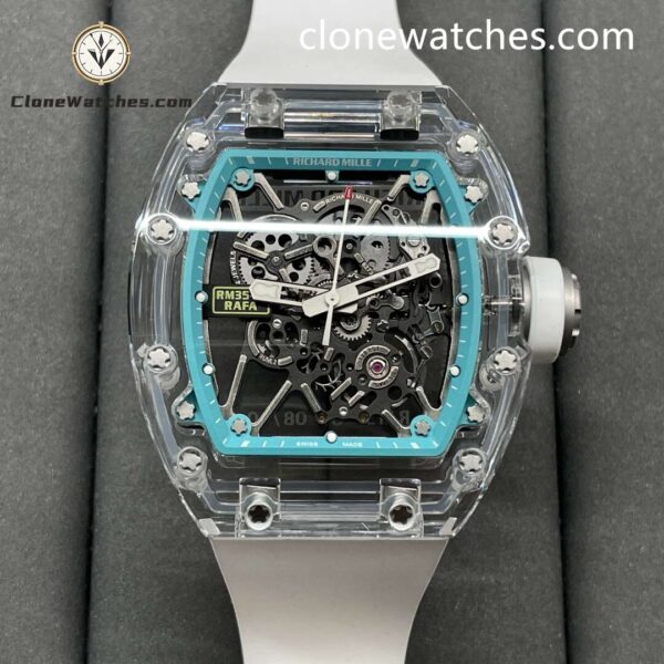 Super Clone Watches – Richard Mille 035 Full Transparent Tourbillon