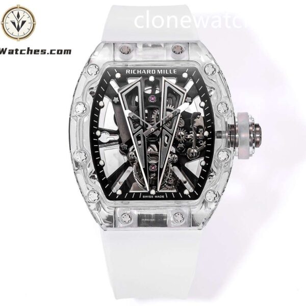 Super Clone Watches – Richard Mille 027 - 03 Full Transparent Tourbillon