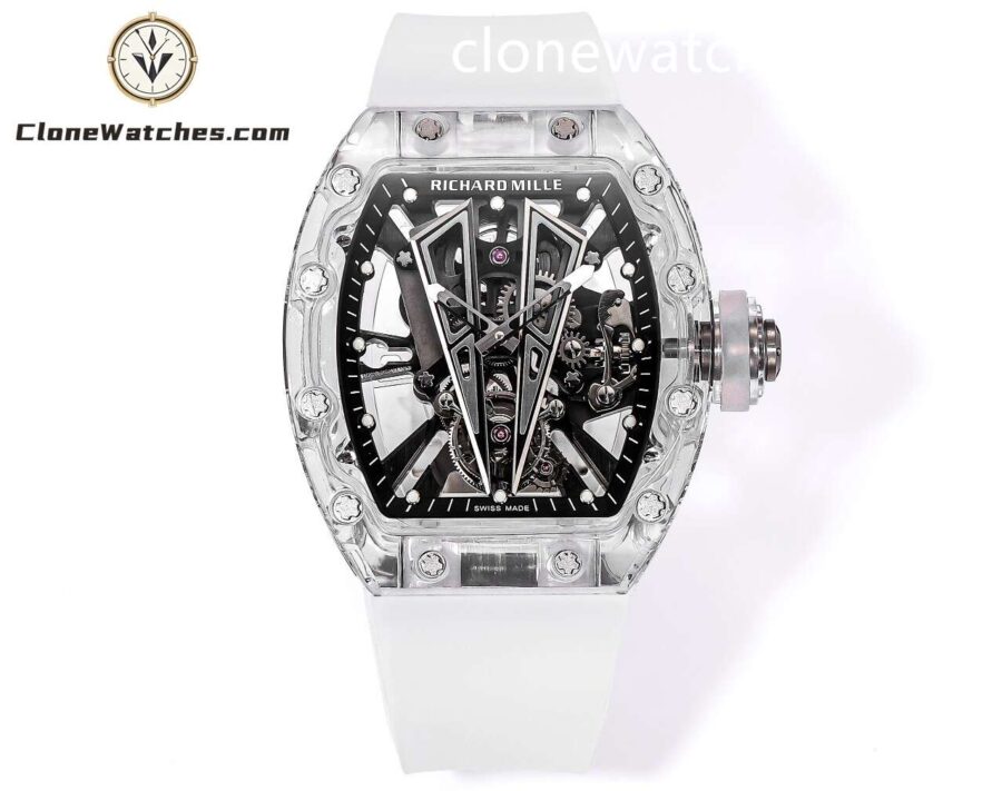 Super Clone Watches – Richard Mille 027 - 03 Full Transparent Tourbillon