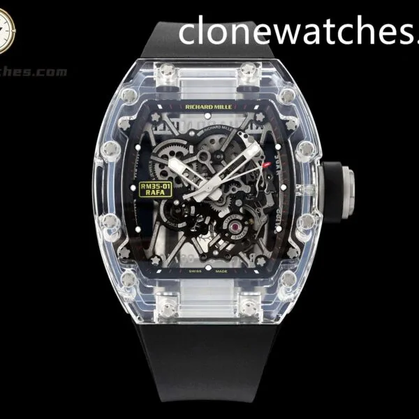 Super Clone Watches – Richard Mille 035 Full Transparent Tourbillon