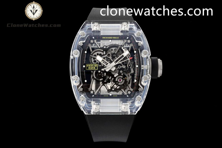 Super Clone Watches – Richard Mille 035 Full Transparent Tourbillon