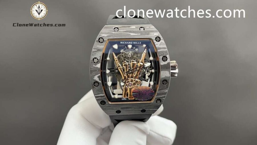 Super Clone Watches – Richard Mille RM66 Black Strap