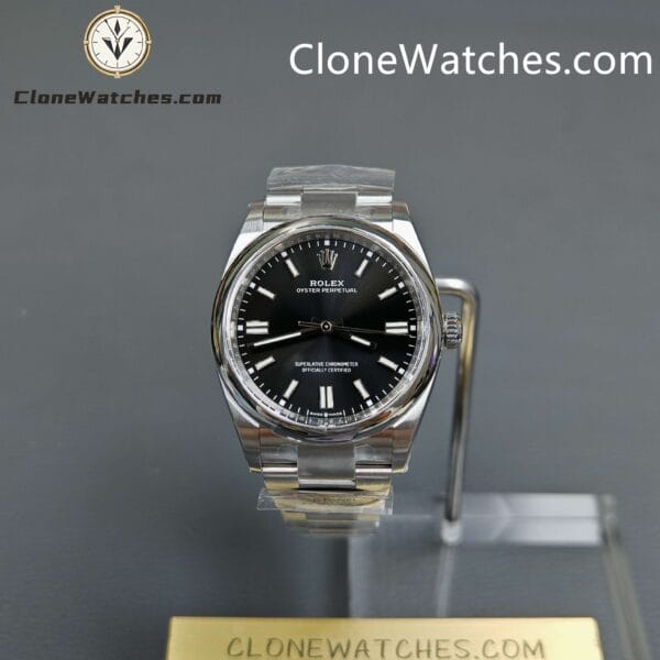 Super Clone Watches – Rolex Oyster Perpetual Black Dial M126000