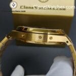 Audemars Piguet Super Clone Watches 1:1 Royal Oak Perpetual Calendar 18K Gold Plated Blue Dial 26574BA 41MM - Image 8