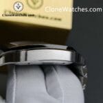 Cartier Super Clone Watches 1:1 Santos Series Gray Dial 39.8MM WSSA0037 Steel Strap - Image 8