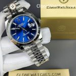 Rolex Super Clone Watches 1:1 DateJust Blue Dial m126300-0002 Jubilee 41MM 3235 Movement - Image 6