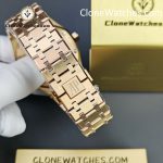 Audemars Piguet Super Clone Watches 1:1 Royal Oak Perpetual Calendar Rose Gold Blue Dial 26574OR 41MM - Image 7