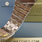 Audemars Piguet Super Clone Watches 1:1 Royal Oak Perpetual Calendar Rose Gold Blue Dial 26574OR 41MM - Image 10