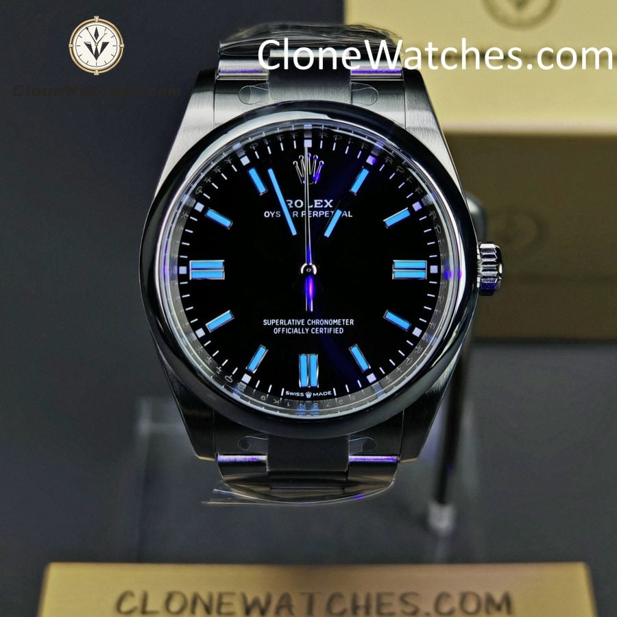 Rolex Super Clone Watches 1:1 Oyster Perpetual Black Dial 36mm M126000-0002 3230 Movement - Image 2