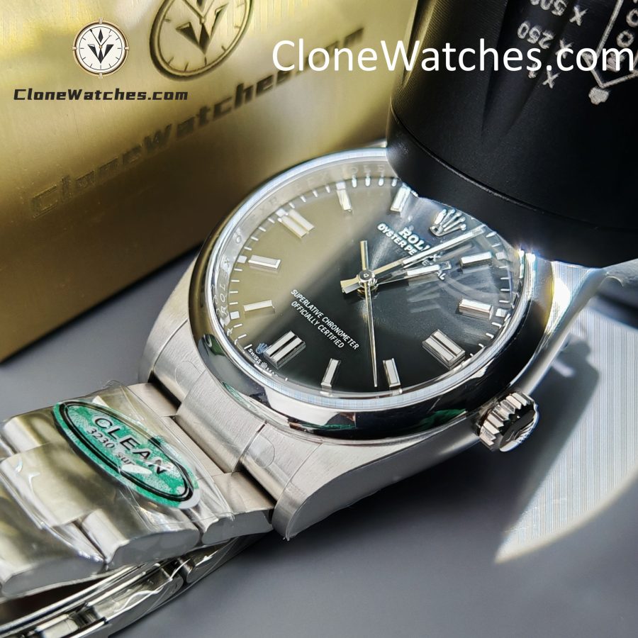 Rolex Super Clone Watches 1:1 Oyster Perpetual Black Dial 36mm M126000-0002 3230 Movement - Image 15