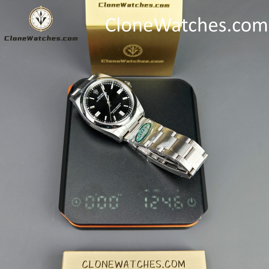 Rolex Super Clone Watches 1:1 Oyster Perpetual Black Dial 36mm M126000-0002 3230 Movement - Image 17
