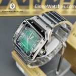 Cartier Super Clone Watches 1:1 Santos Series Gradient Green Dial 39.8MM WSSA0062 - Image 3