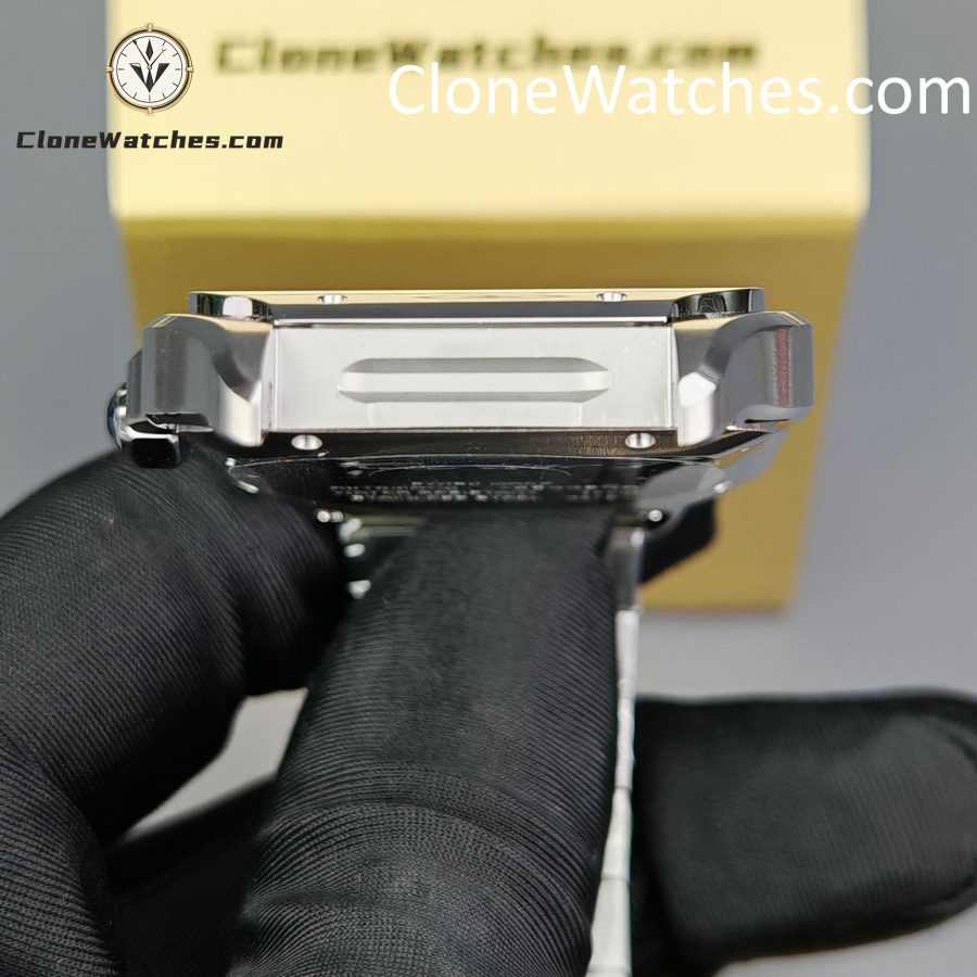 Cartier Super Clone Watches 1:1 Santos Series Gradient Green Dial 39.8MM WSSA0062 - Image 14
