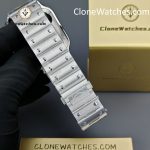 Cartier Super Clone Watches 1:1 Santos Series Gray Dial 39.8MM WSSA0037 Steel Strap - Image 8