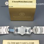 Cartier Super Clone Watches 1:1 Santos Series White Dial 18K gold plated 39.8MM W2SA0009 Steel Strap - Image 11