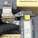 Cartier Super Clone Watches 1:1 Santos Series White Dial 18K gold plated 39.8MM W2SA0009 Steel Strap - Image 15