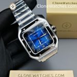Cartier Super Clone Watches 1:1 Santos Series Gradient Blue Dial 39.8MM WSSA0013 - Image 5
