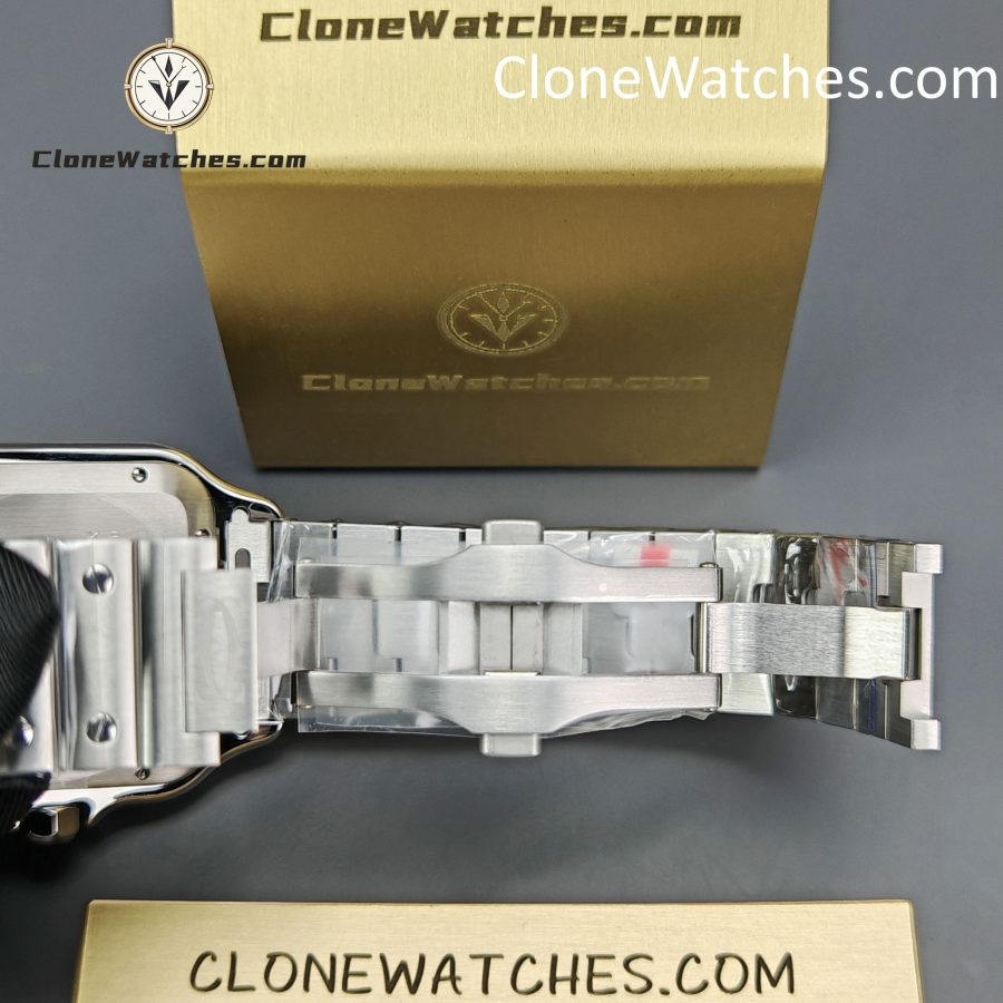 Cartier Super Clone Watches 1:1 Santos Series Gradient Blue Dial 39.8MM WSSA0013 - Image 11