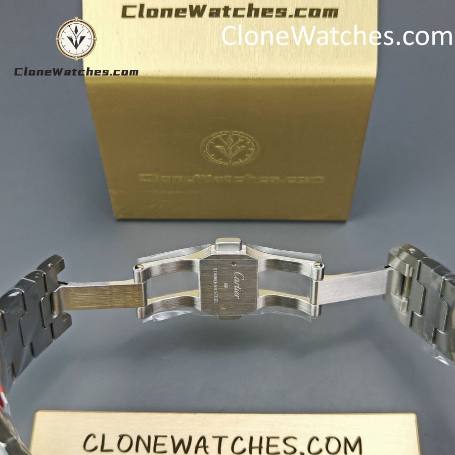 Cartier Super Clone Watches 1:1 Santos Series Gradient Blue Dial 39.8MM WSSA0013 - Image 12
