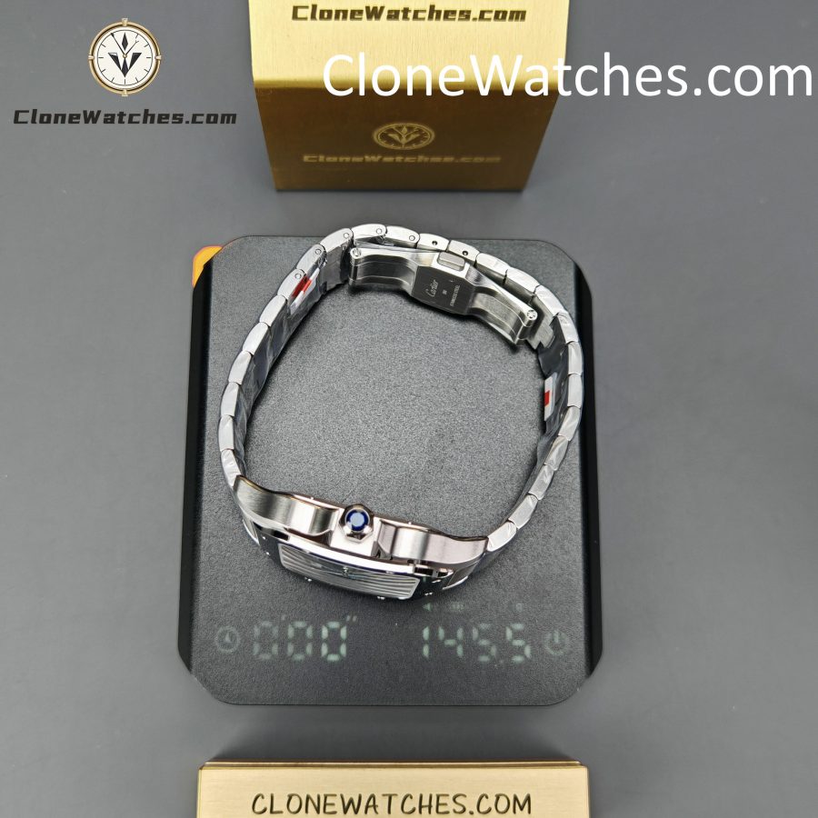 Cartier Super Clone Watches 1:1 Santos Series Gradient Blue Dial 39.8MM WSSA0013 - Image 16