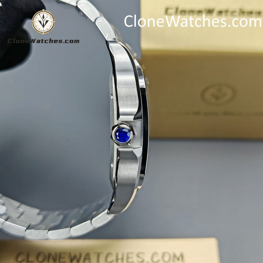 Cartier Super Clone Watches 1:1 Santos Series Gradient Brown Dial 39.8MM WSSA0064 - Image 8