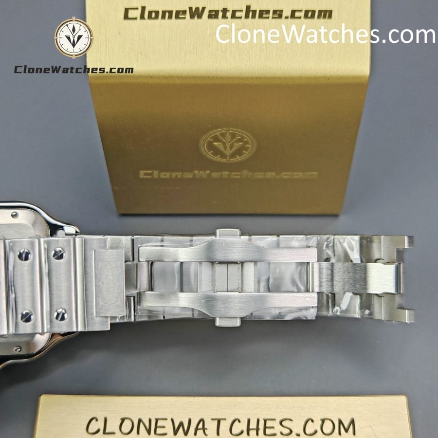 Cartier Super Clone Watches 1:1 Santos Series Gradient Brown Dial 39.8MM WSSA0064 - Image 11