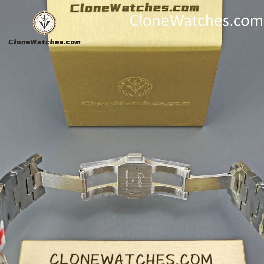Cartier Super Clone Watches 1:1 Santos Series Gradient Brown Dial 39.8MM WSSA0064 - Image 12