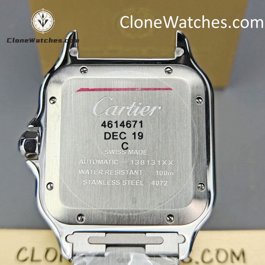 Cartier Super Clone Watches 1:1 Santos Series Gradient Brown Dial 39.8MM WSSA0064 - Image 14