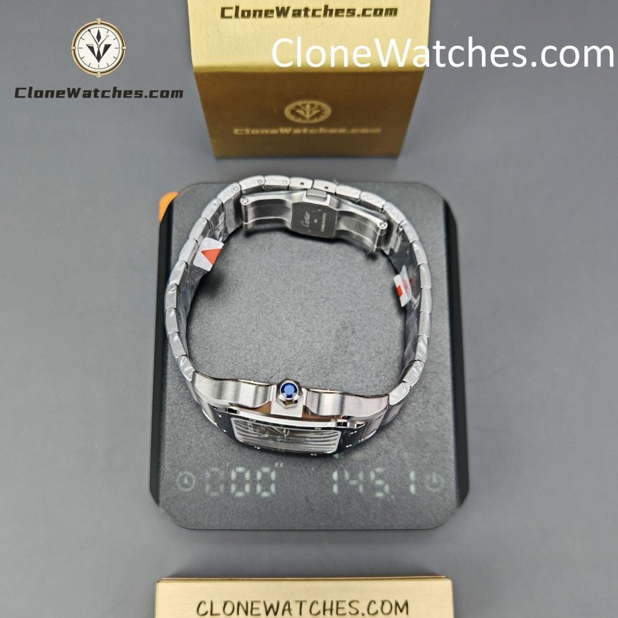 Cartier Super Clone Watches 1:1 Santos Series Gradient Brown Dial 39.8MM WSSA0064 - Image 16