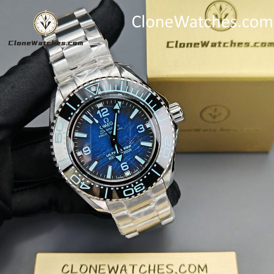 OMEGA Super Clone Watches 1:1 Seamaster Planet Ocean 6000M 215.30.46.21.03.002 45.5mm - Image 6