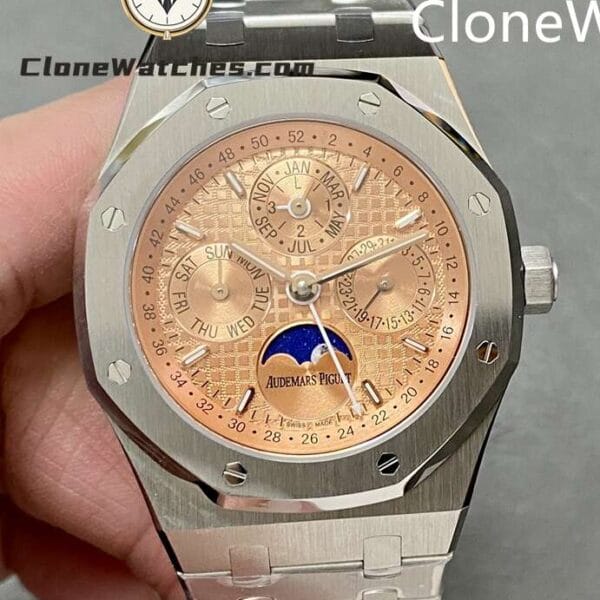 Super Clone Watches – Audemars Piguet Salmon Dial 26615TI