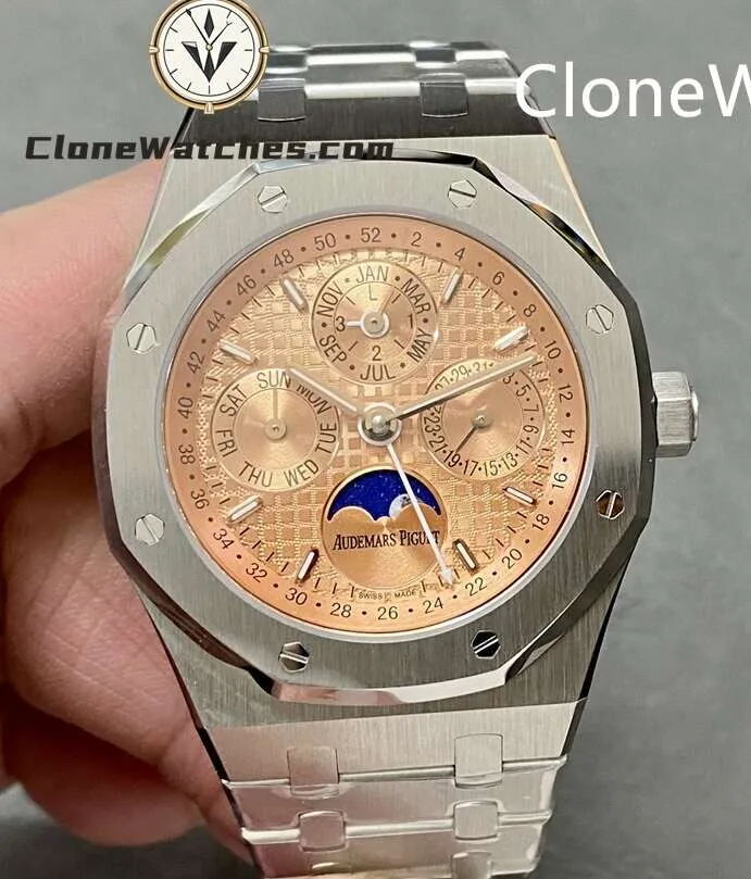 Super Clone Watches – Audemars Piguet Salmon Dial 26615TI