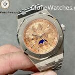 Audemars Piguet Super Clone Watches 1:1 Royal Oak Perpetual Calendar Salmon Dial 26615TI 41MM - Image 3