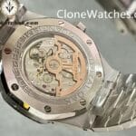 Audemars Piguet Super Clone Watches 1:1 Royal Oak Perpetual Calendar Salmon Dial 26615TI 41MM - Image 8
