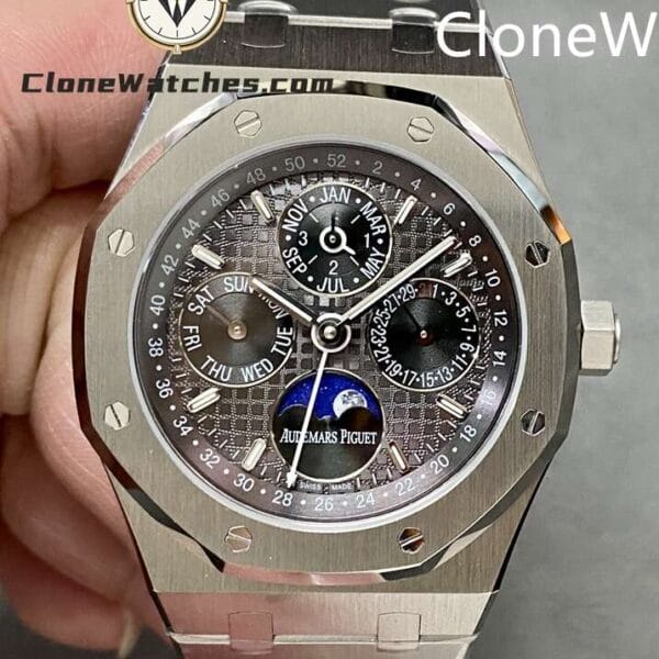 Super Clone Watches – Audemars Piguet Black Dial 26607BC