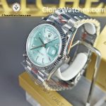 Rolex Super Clone Watches 1:1 Day Date Ice Blue Dial 36mm m128236-0009 3255 Movement - Image 2