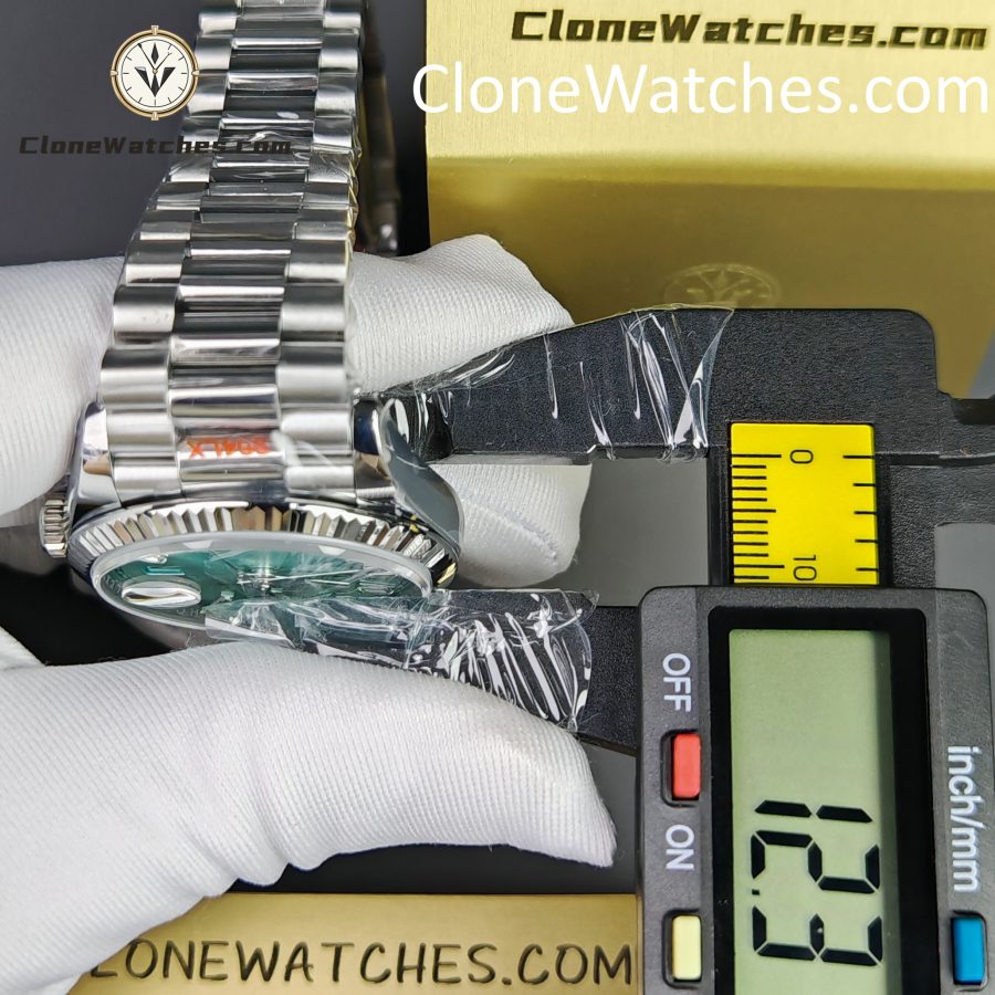 Rolex Super Clone Watches 1:1 Day Date Ice Blue Dial 36mm m128236-0009 3255 Movement - Image 15
