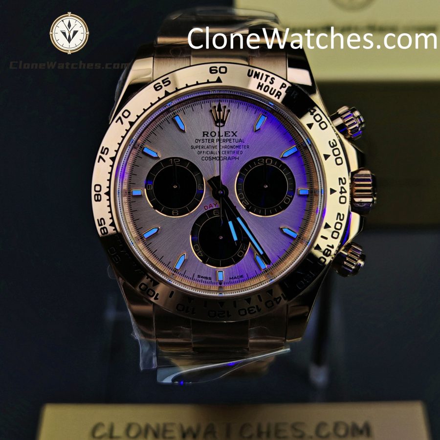 Rolex Super Clone Watches 1:1 Daytona Sundust Dial Rose Gold 126505-0003 4131 Movement - Image 2