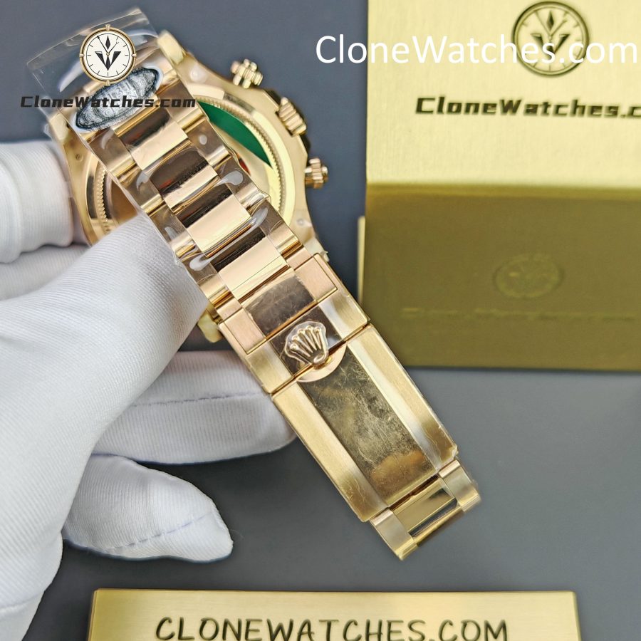 Rolex Super Clone Watches 1:1 Daytona Sundust Dial Rose Gold 126505-0003 4131 Movement - Image 7