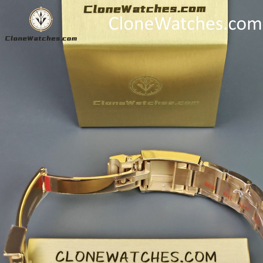 Rolex Super Clone Watches 1:1 Daytona Sundust Dial Rose Gold 126505-0003 4131 Movement - Image 12